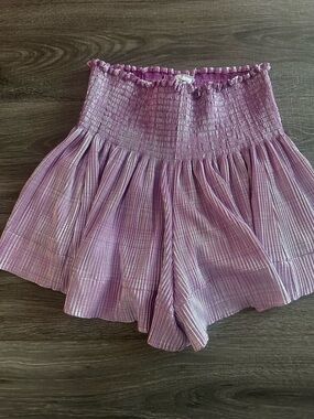Queen of Sparkles lilac shorts